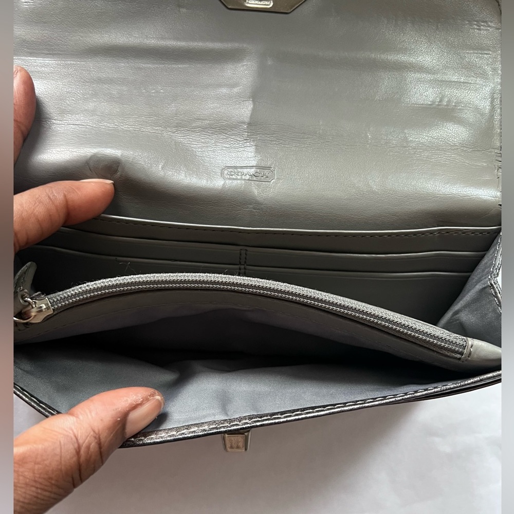 Coach Faux Python Wallet - Picture 4 of 4
